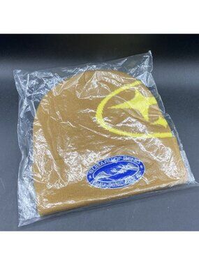 Subaru Of Bend Central Oregon Beanie Hat Tan & Yellow NEW